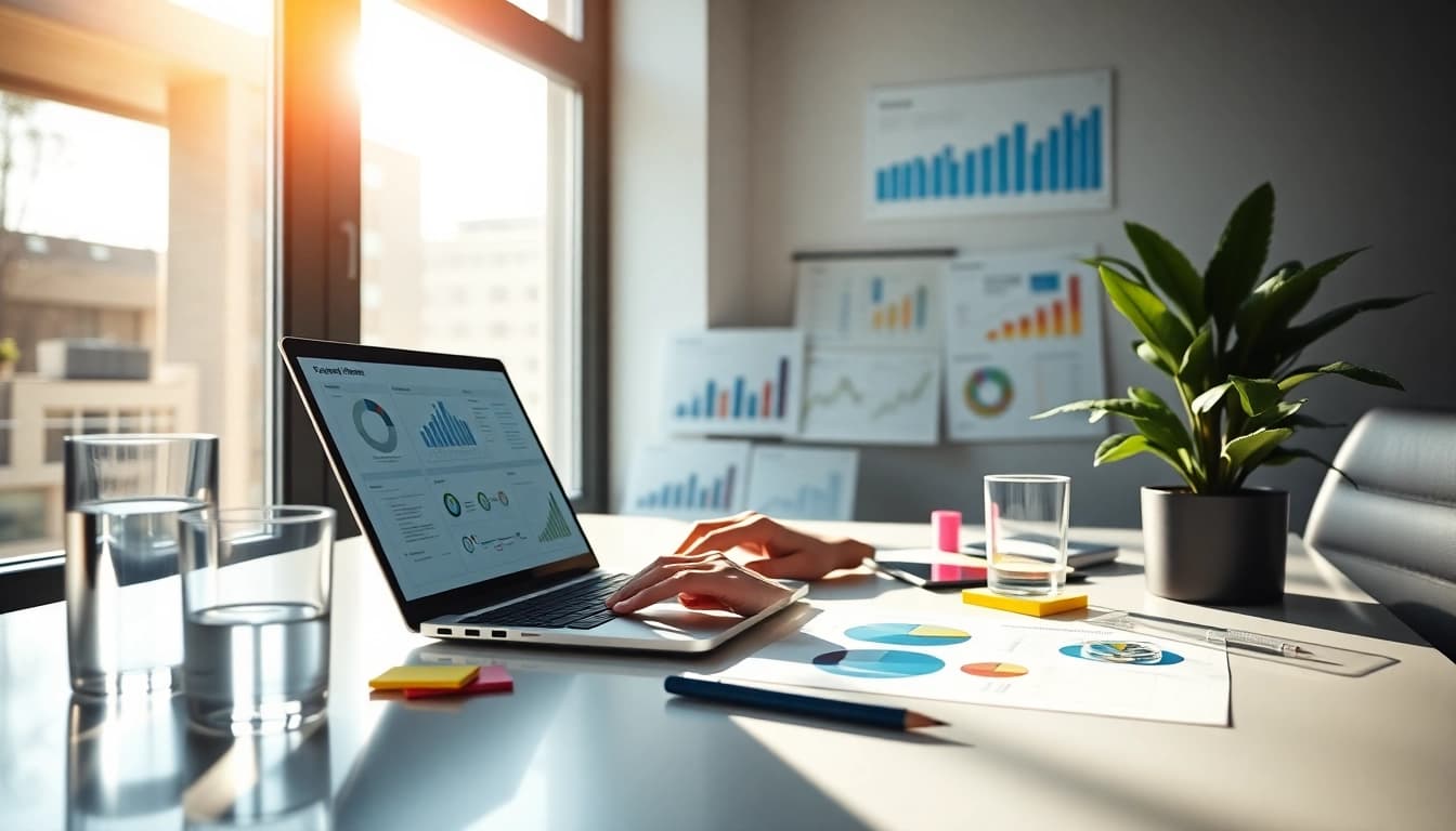 Effektive SEO Tipps für die digitale Marketingstrategie und Datenanalyse am Arbeitsplatz.