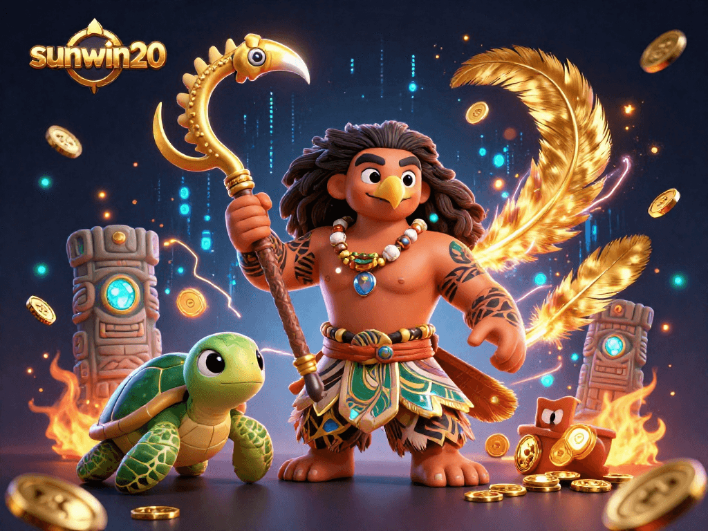 Engage in thrilling gameplay with sunwin20, the ultimate online casino experience featuring vibrant characters and gambling excitement.