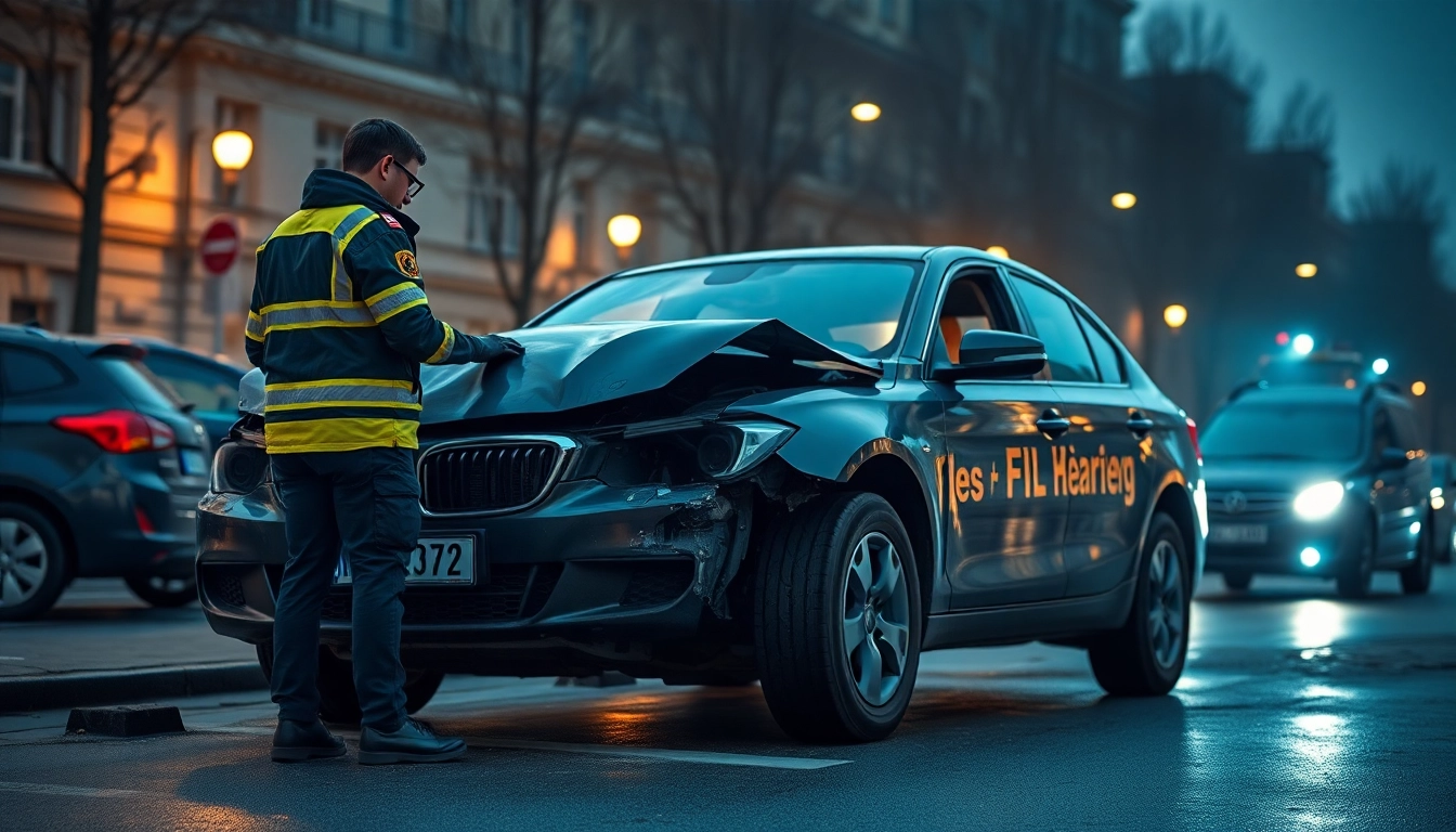 Kfz Gutachter Berlin beurteilt Fahrzeugschaden professionell vor Ort in Berlin.
