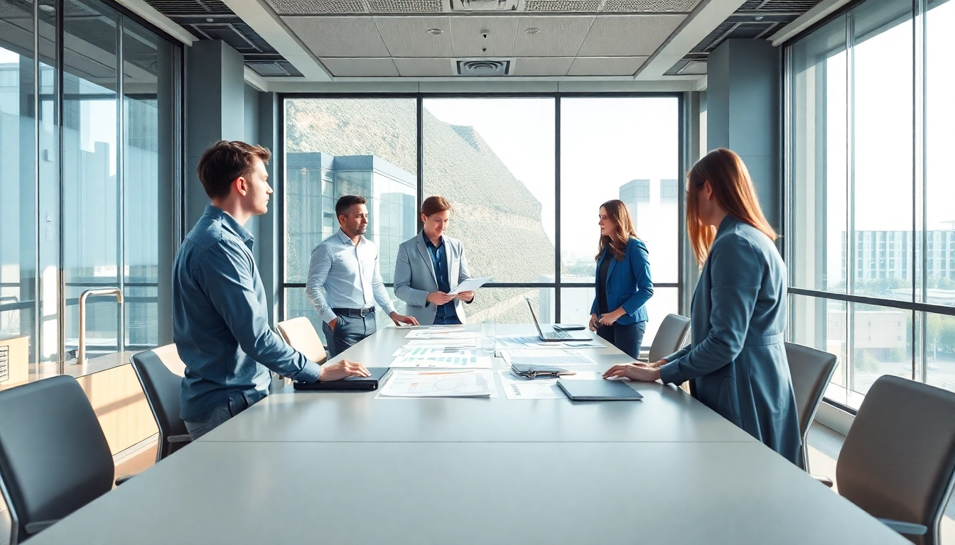 Fachkräfte im modernen Büro strategisieren für Personalvermittlung Vertrieb und erfolgreiche Recruitment-Methoden.