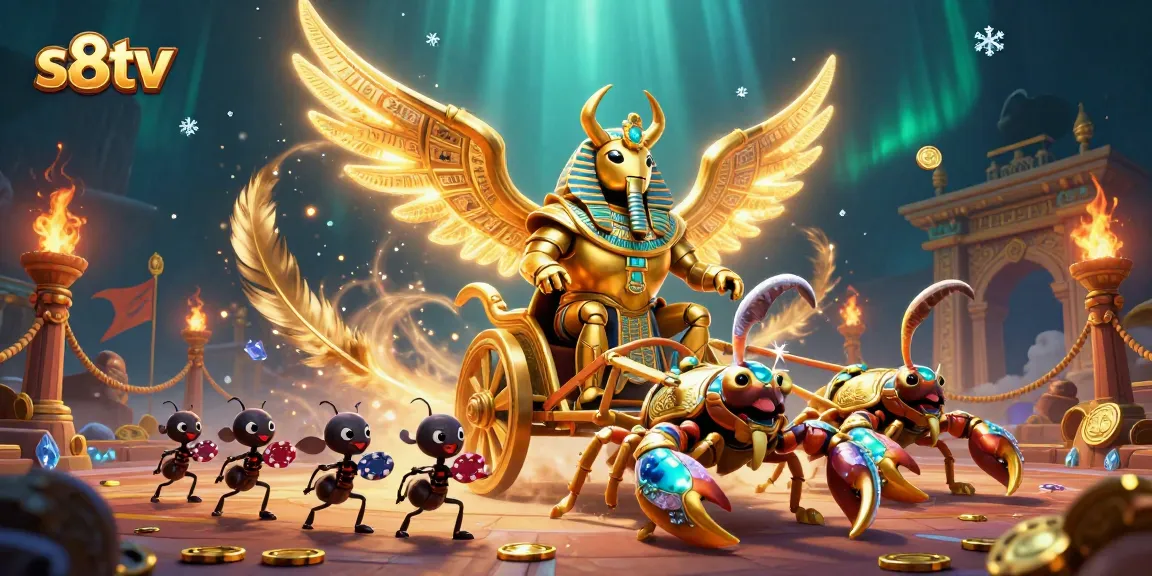 Experience thrilling sports betting with s8tv's dynamic gaming scene featuring mythical elements.
