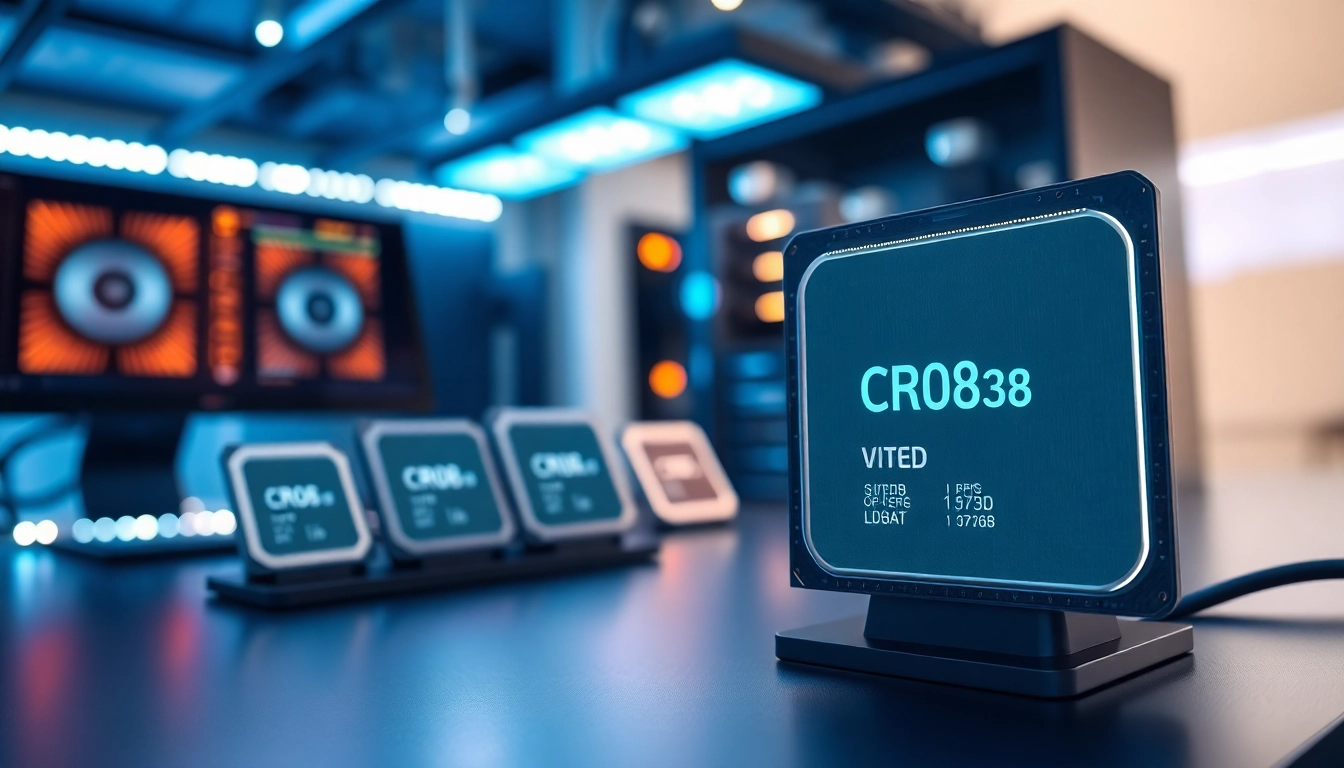 Vergleichen Sie Prozessoren in einem technischen Arbeitsumfeld mit modernen CPUs hervorgehoben.