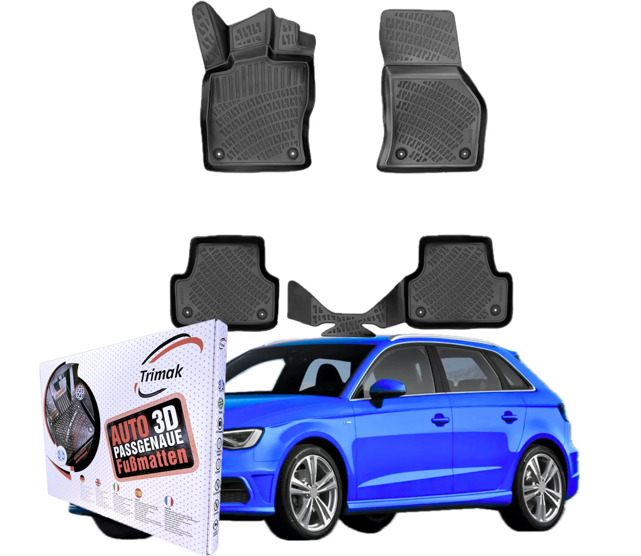 Die perfekte Wahl: Passgenaue und rutschfeste 3D Fussmatten Auto
