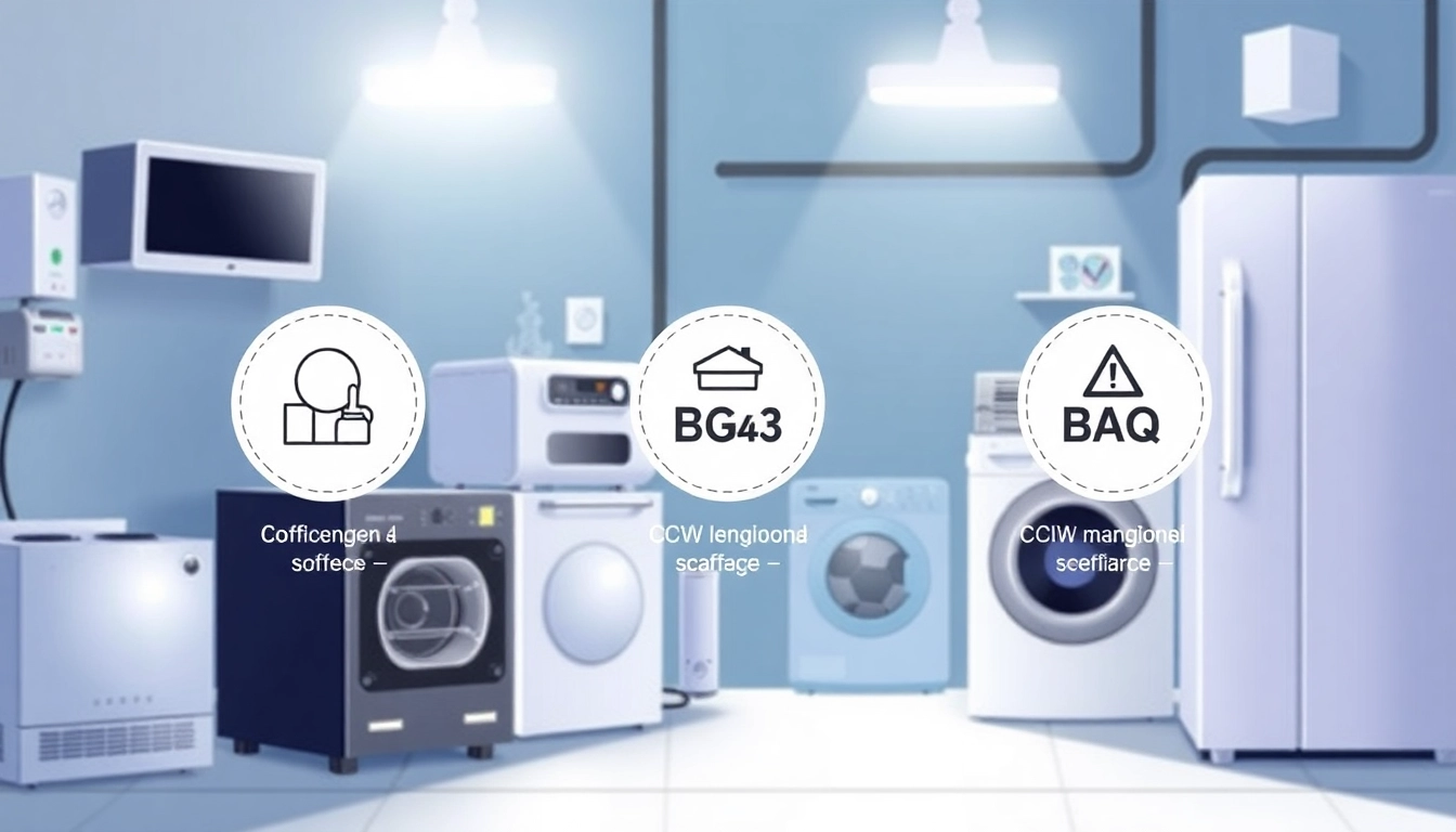 Ensure BGV A3 compliance through electric appliance inspection with safety symbols