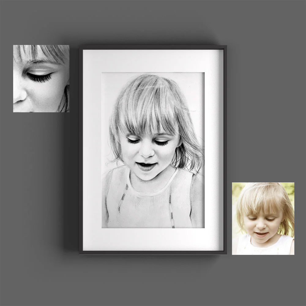 Einzigartige Kunstwerke – Lass dein Foto zeichnen lassen bei Families Portrait
