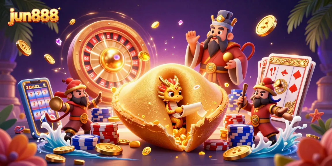 Experience exciting games at jun888 with vibrant casino elements and dynamic characters.