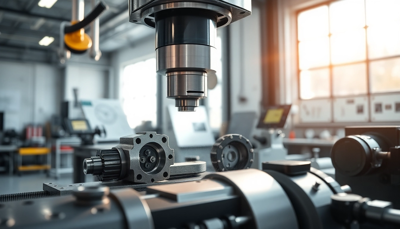 CNC frästeile in präziser Bearbeitung durch moderne Maschinen im Werkstattumfeld.