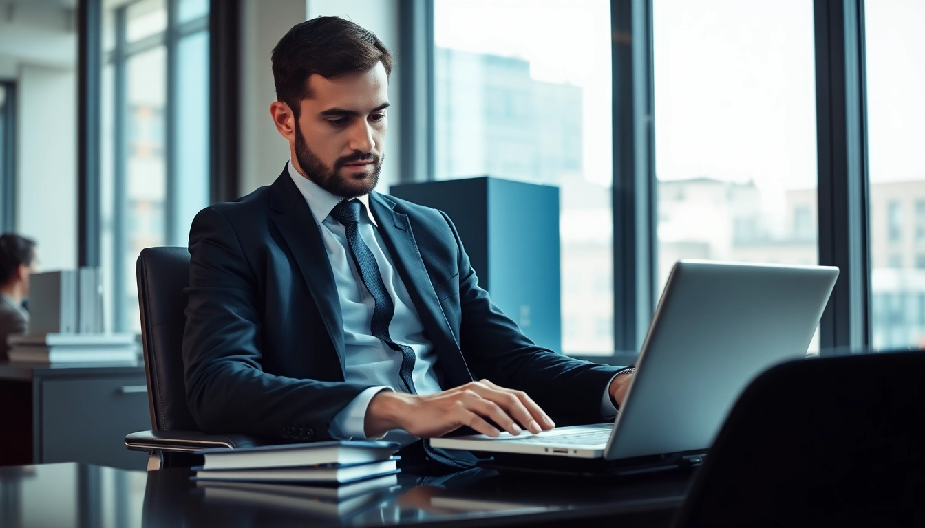 Professioneller Headhunter, der Führungskräfte im Vertrieb sucht und analysiert.