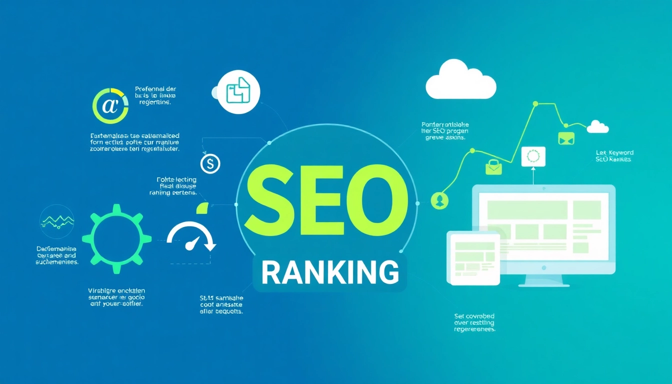 Visualisieren Sie das SEO-Ranking mit ansprechenden Grafiken und Schlüsselstatistiken, um klar verständliche Einblicke zu bieten.