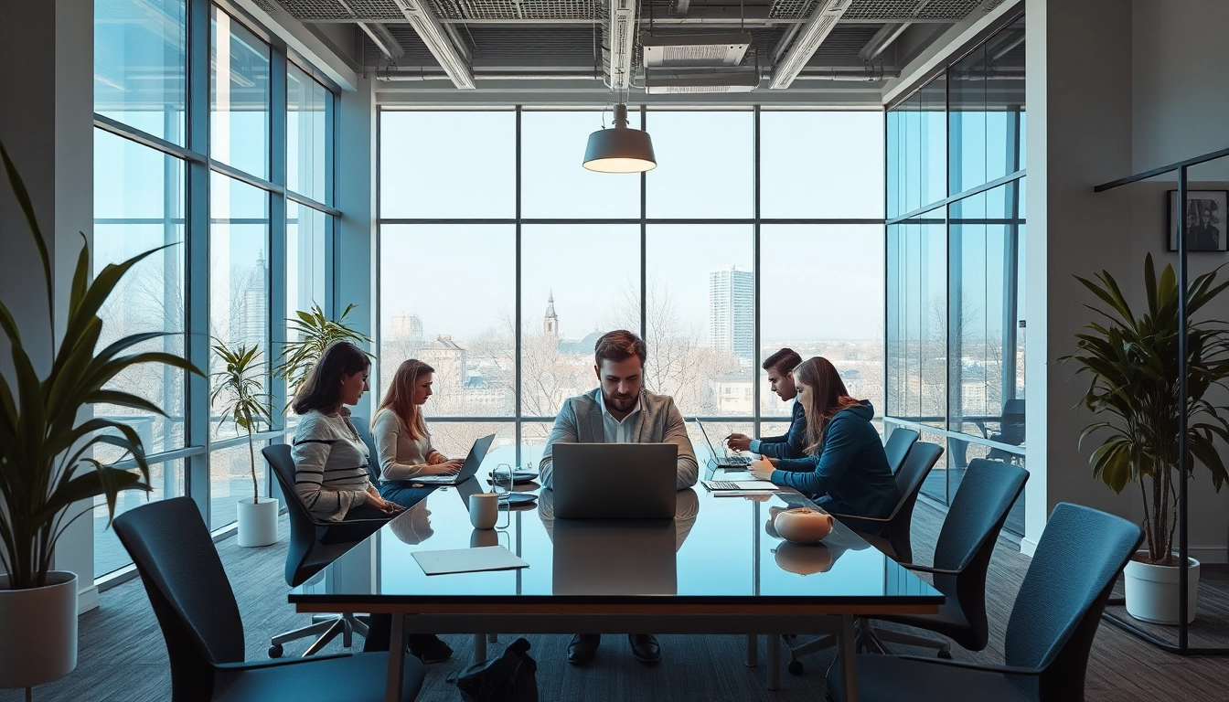 Headhunter Saarbrücken – Team von Personalvermittlern in modernem Büro bei der Arbeit.