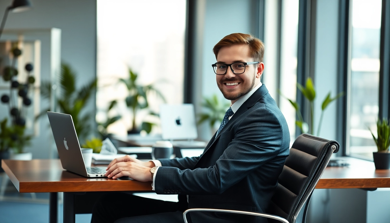 Headhunter IT rekrutiert talentierte Fachkräfte in einem modernen Büro.