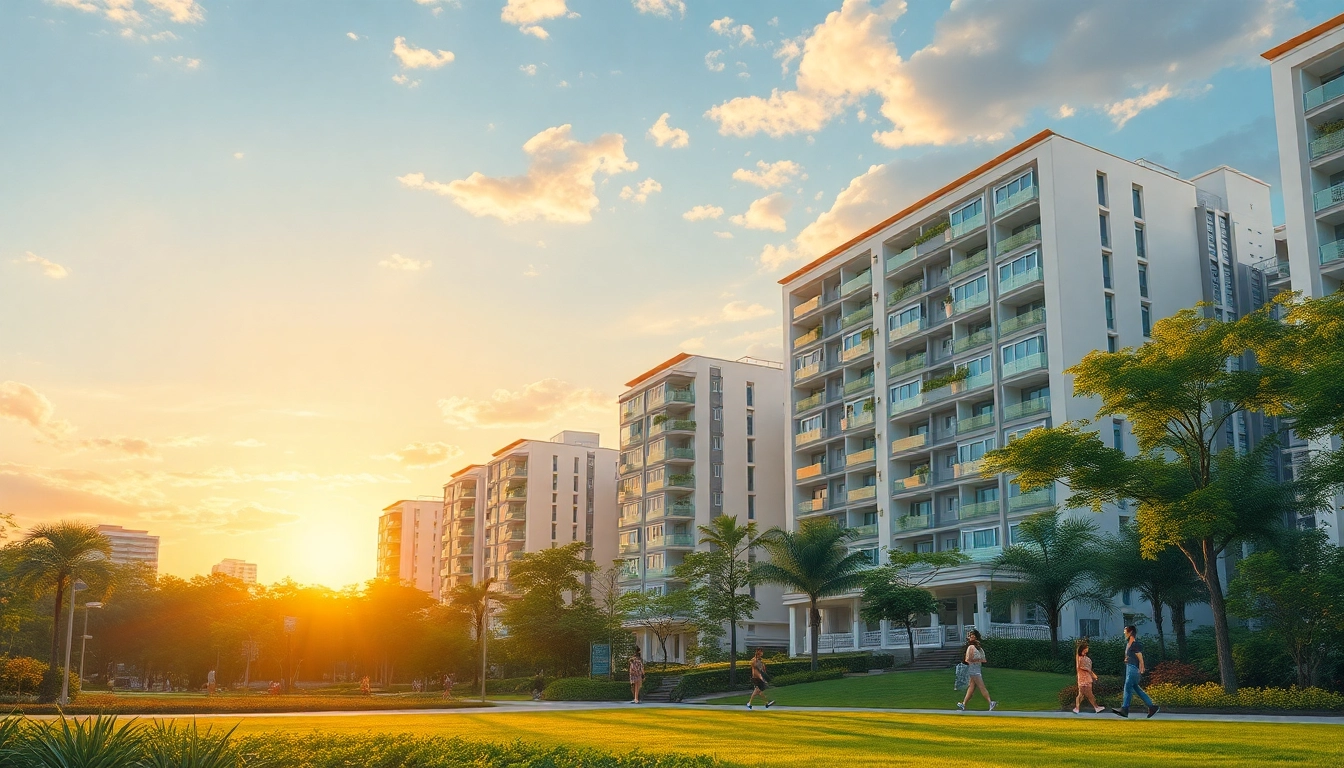Explore the vibrant community scene near Tampines St 95 EC showcasing modern architecture.
