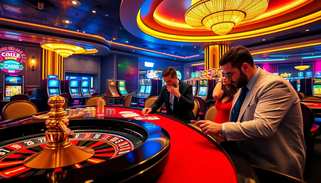 Action-packed scene at https://bong99.pro/ with players engaging at a live casino table.