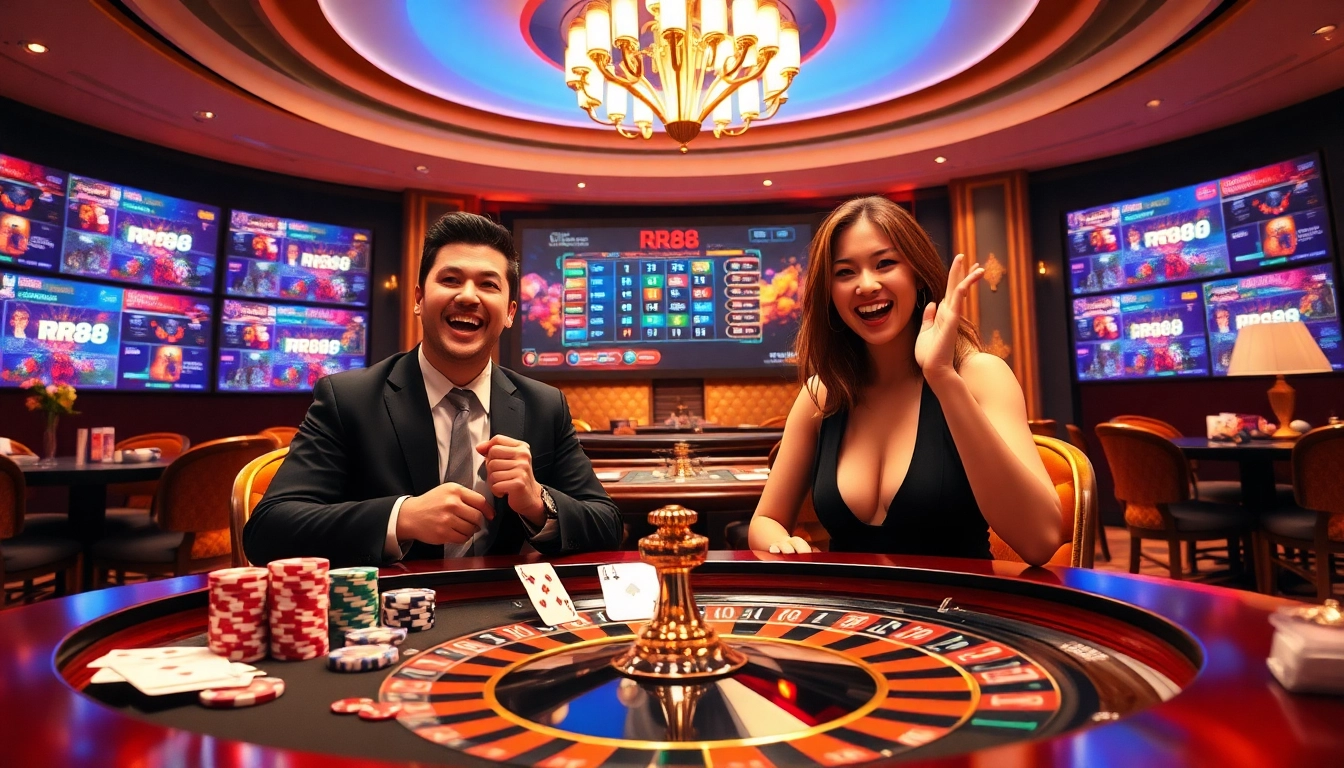 Experience the excitement of rr88 đăng nhập with thrilling online casino games in a vibrant setting.