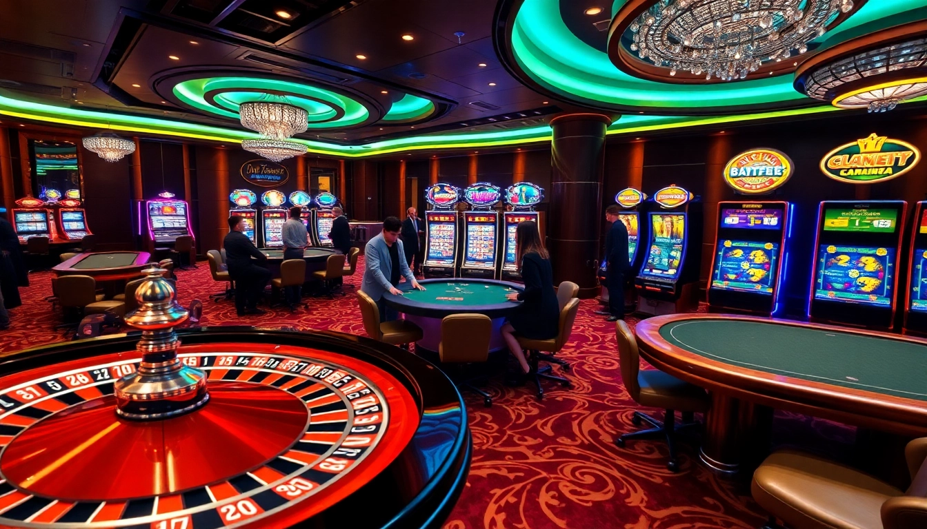 Engage in thrilling gaming at https://rr88rd.com/ with an exciting casino scene featuring players at a roulette table.
