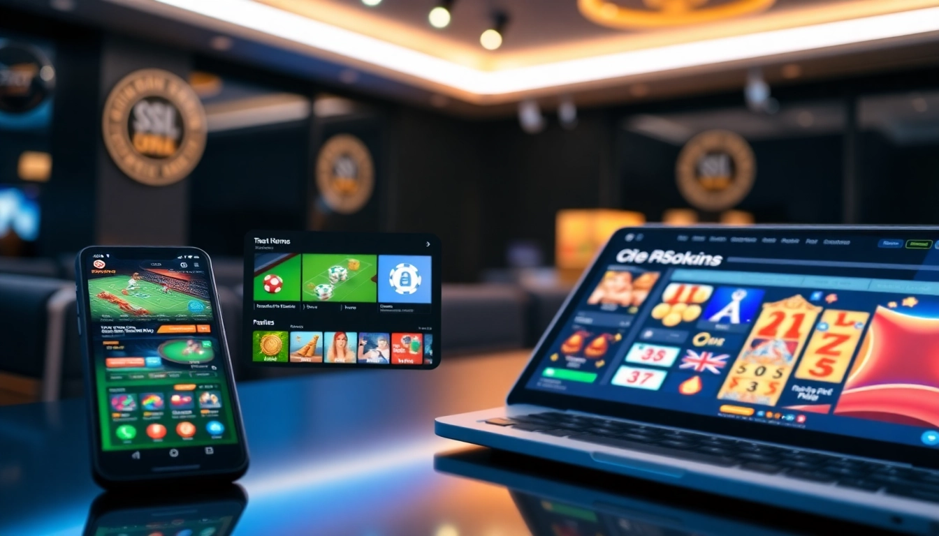 CM88 online gambling platform showcasing innovative gaming on mobile and laptop.